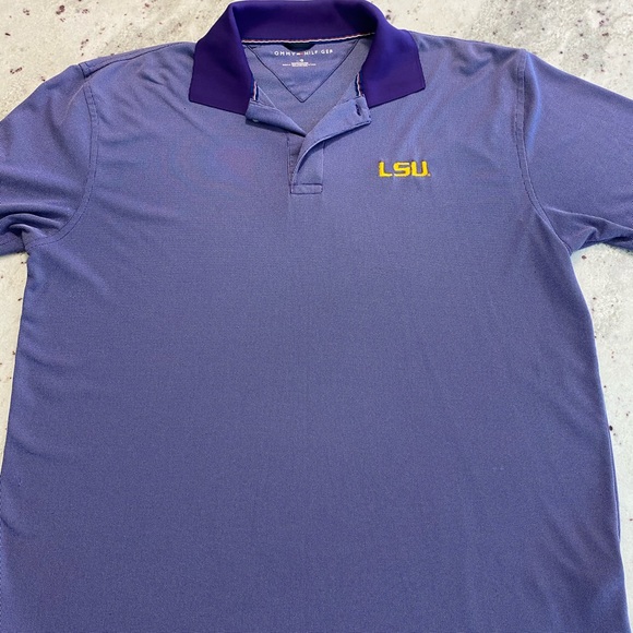 lsu polo shirt nike